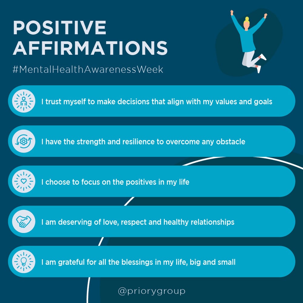 positive affirmations for mental health