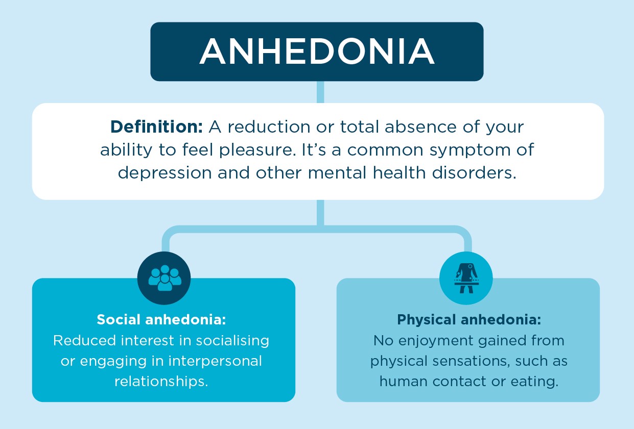 explaining the types of anhedonia