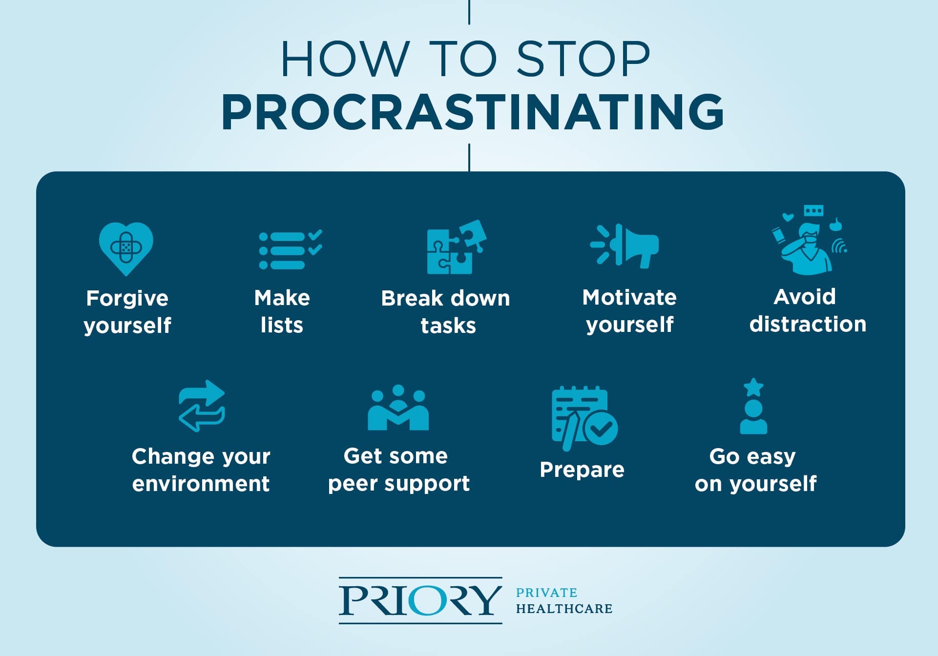 tips on how to stop procrastinating