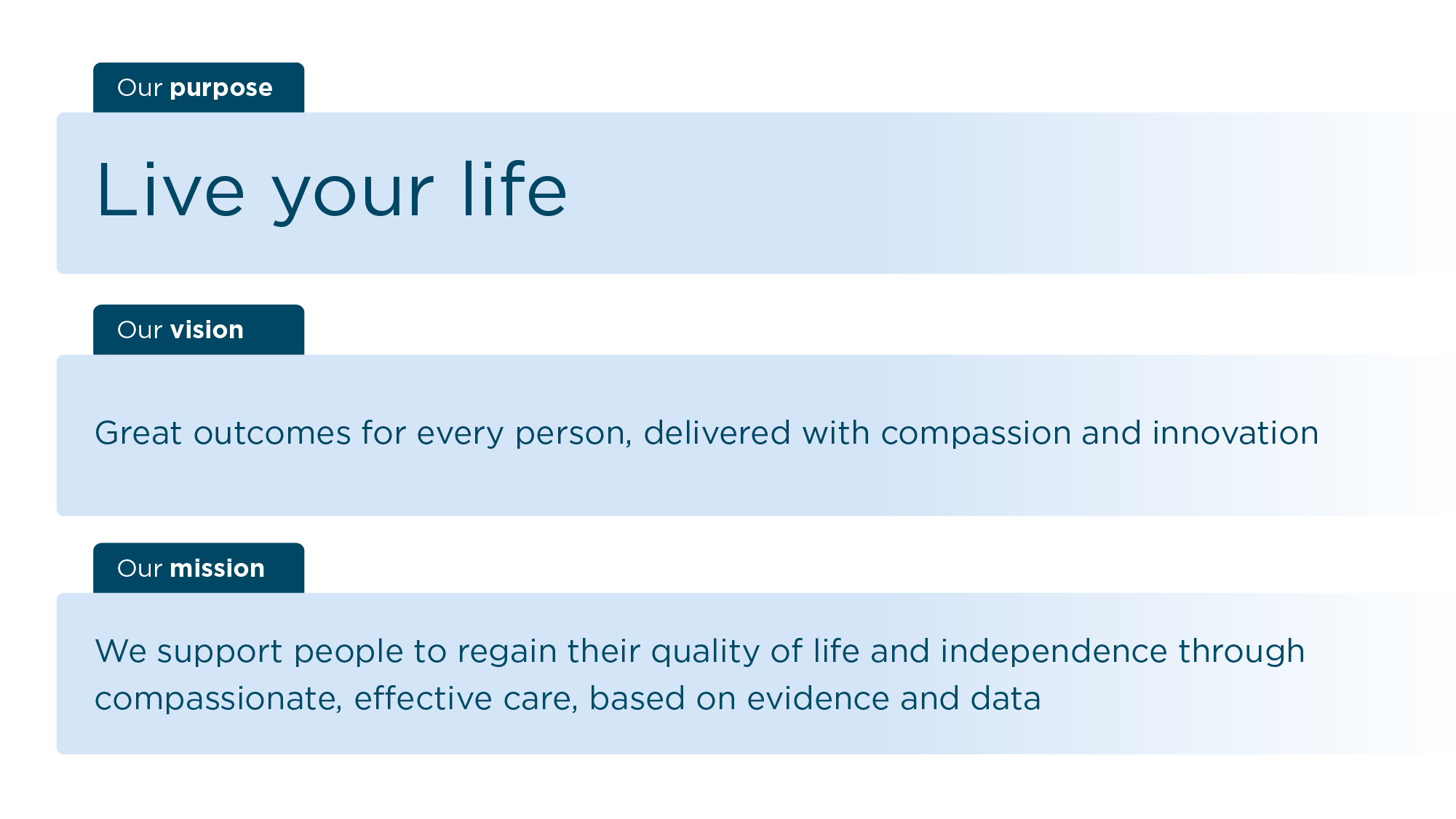 the purpose of the priory plan graphic blue and white boxes with purpose info